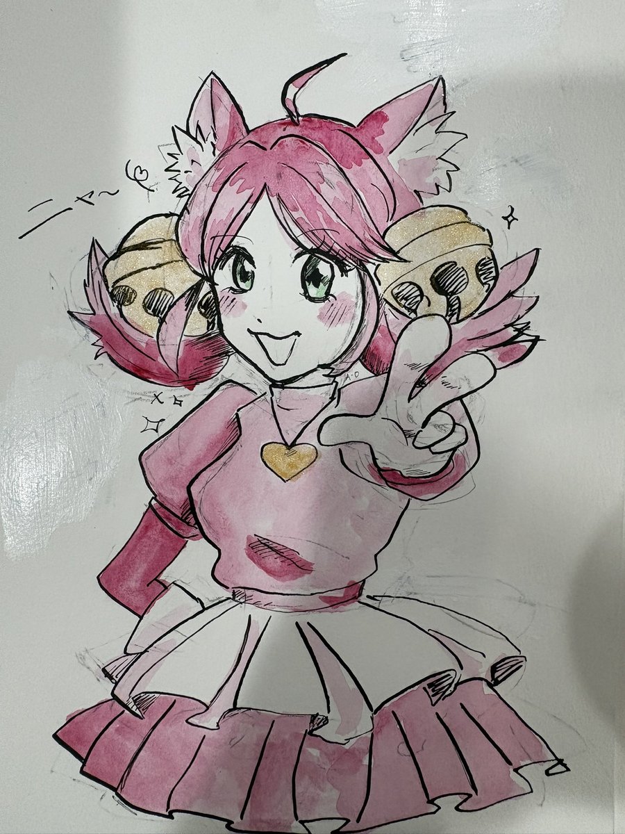 amepurra's tweet photo. mew mew! i tried to emulate tokyo mew mew's style a litttle for the eyes #undertale #deltarune https://t.co/E0SIiUGhzb