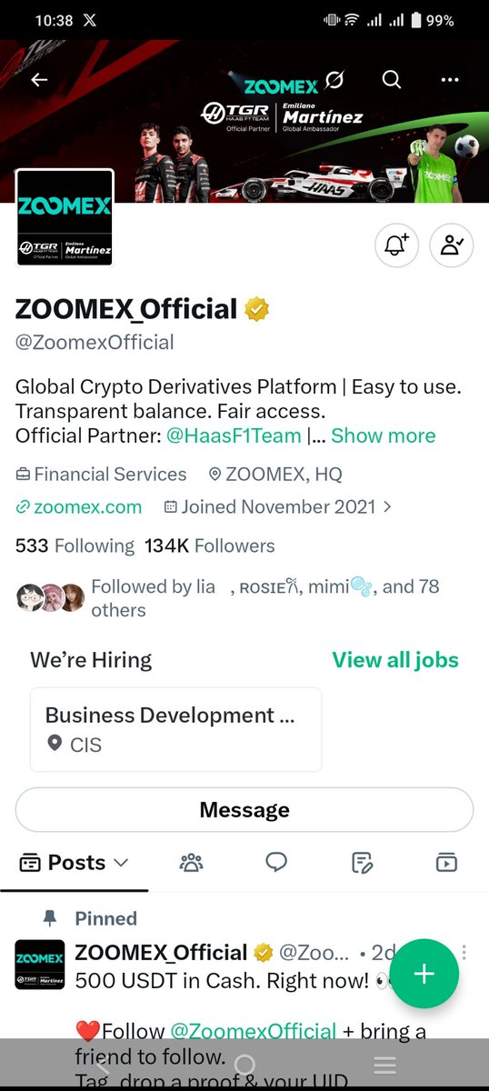 Pneutopia13's tweet photo. @ZaraCrypt0 @ZoomexOfficial https://t.co/rg5s5mIVmz