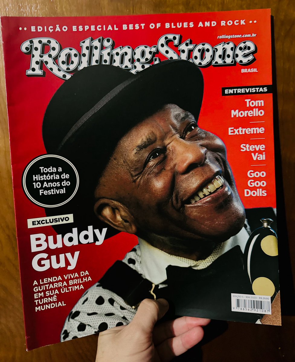 RockRoger's tweet photo. Happy B Day 90 @therealbuddyguy !! 🎂 #Londrina #Brasil #BuddyGuy #blues #RollingStoneBrasil (📸: @rollingstoneBR ) https://t.co/YRg24DNFQt