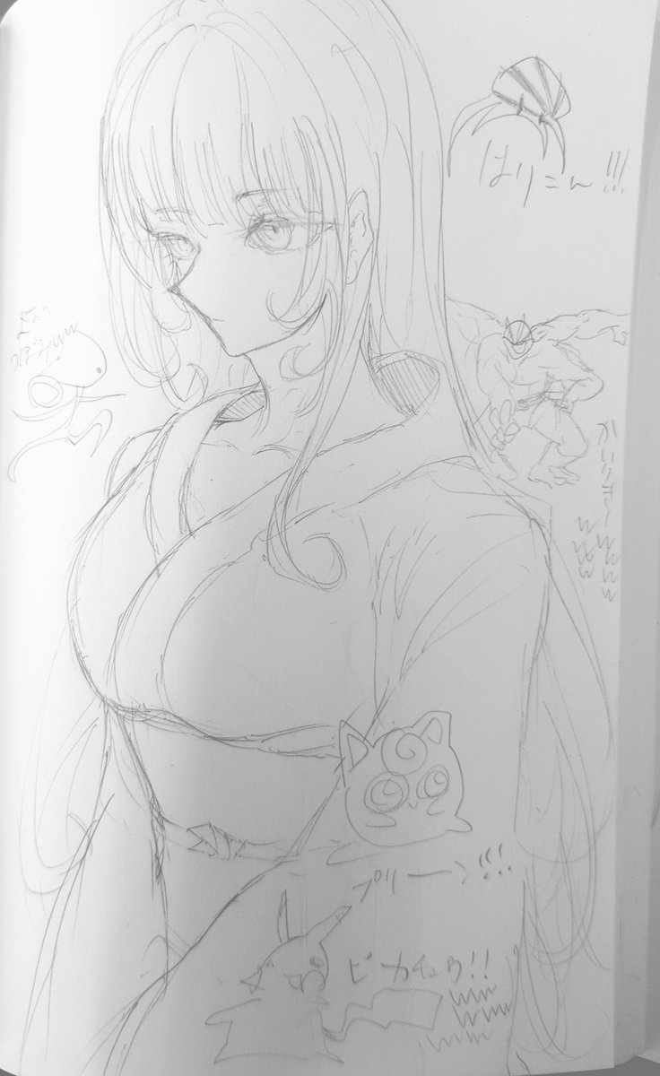 omase_2go's tweet photo. 部活中に描いたらくがき https://t.co/MG1srtnIhH