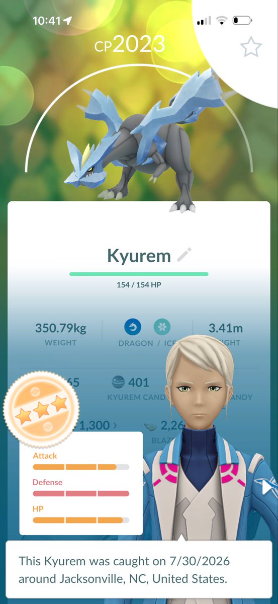 PokemonGoWins's tweet photo. Day 6 of posting Pokemon Go W’s: 96 Impidimp from Research and decent IV Kyurem #pokemongo #pokemongowins #impidimp #kyurem https://t.co/Na5LJrC32A