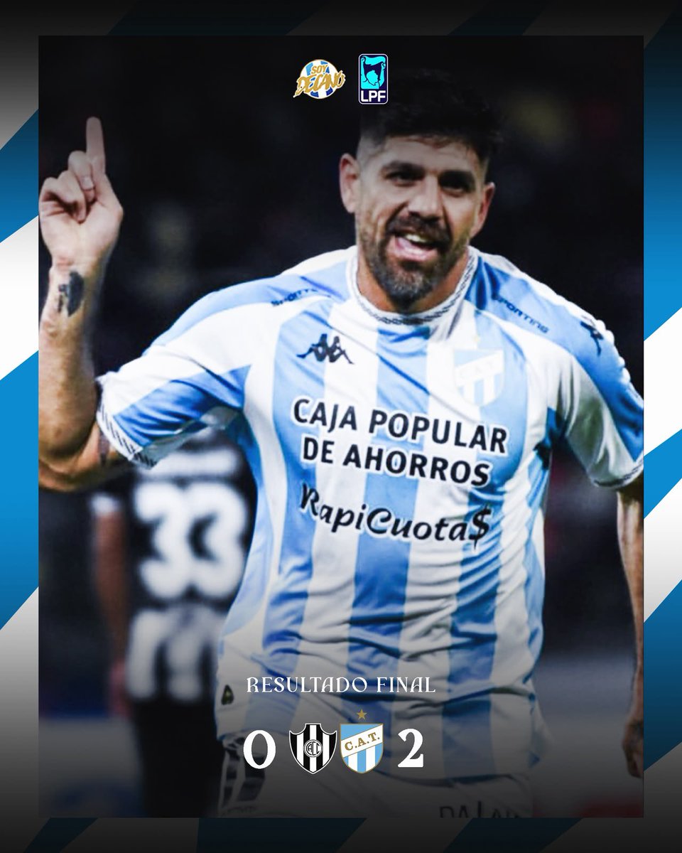 SoyDecanoOf's tweet photo. 🏆 #TorneoClausura2026 • #FinalDelPartido
¡GANOOOOO EL DECA!
🔚 Final del partido en el Madre de Ciudades. Fue victoria de Atlético ante Central Córdoba en Santiago del Estero por 2 a 0 con un doblete de @leandro_diaz_9
📸 @atleticotucuman
#SoyDecano🩵🤍
#AtléticoTucumán⚽️ https://t.co/k83BQCGTcL