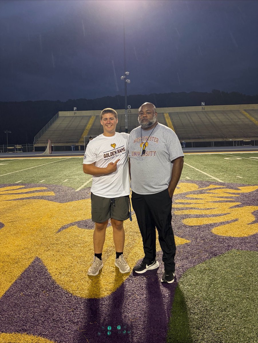 SterlingFurches's tweet photo. Thank you to the @WCUGoldenRamsFB  coaches and players for the work you put in hosting the prospect camp today! I really enjoyed getting to meet you guys and learn even more!!
@Coach_Isgro @WCU_CoachGreco @RobertJFord4 @WCUofPA #grindneverstops https://t.co/CJ2zw3zP73