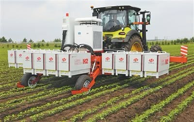 PDChina's tweet photo. AI laser weeder transforms soybean farming in Heilongjiang

Weed control has long been one of the biggest challenges for farmers. More than a dozen species compete with soybean crops, requiring three or four rounds of weeding each season. In the past, a farmworker could clear just 1 mu (0.067 hectares) a day, at a labor cost of around 200 yuan ($30).

This year, the AI-powered laser weeders entered large-scale commercial use. 

Equipped with high-definition cameras and a high-performance edge computing platform, the system scans plants more than 1,000 times every second. Within milliseconds, the AI model distinguishes crops from weeds, keeping crop damage below 0.1%. Now, a single machine can weed nearly 100 mu a day, almost 100 times the productivity of manual labor. 

Read update: https://t.co/fkpTTualuI