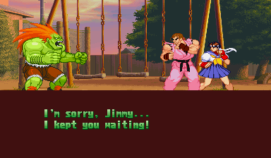 Dragon_Tavinn's tweet photo. @gallogf @JLEstes85 @Bosslogic Street Fighter Alpha 3 came out in 1998. Alpha 3 is not one of "the later games" it's nearly 30 years old at this point. 

Blanka has been goofy for literally decades at this point. https://t.co/MX6ObNX58A
