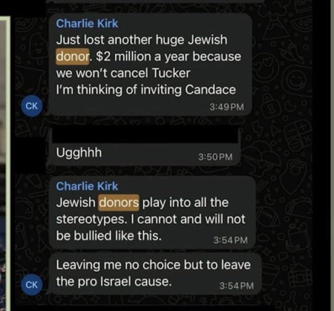 ArtifexMemor's tweet photo. This is your reminder, I don’t hate “the Jews.” 

Christians like @RandyRitchie12 here wouldn't know biblical Truth if it hit them in the face. 

What I hate is people slapping that label on me because I refuse to ignore what’s right in front of us — including the fact that in 2023, Charlie Kirk himself was branded an antisemite, and by 2025, when he told his “friends” he was done with the Israel lobby, he was executed inside a menorah days later.

The Truth isn’t antisemitic. You're just a Bolshevik.

I don’t hate every Jewish person. I hate the people — Jewish or not — who corrode our culture, lie to deceive us, betray their “friends,” and turn good‑hearted Christians away from Christ, while claiming to stand for Truth, and love the Republic

A lot of them happen to be Jewish, and a lot of them aren’t. The common denominator isn’t ethnicity.

It’s allegiance: to the Deep State, to foreign power, to evil itself. 

And ultimately, a refusal to submit to Christ, the King ☦️ 

https://t.co/ztdX11Fld7