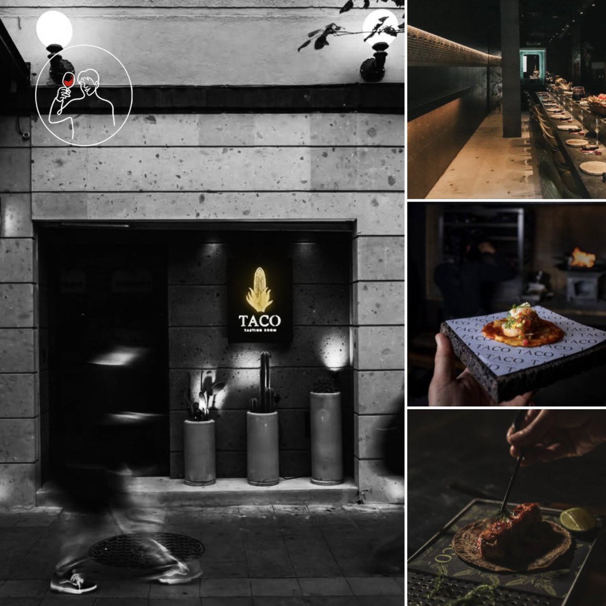 mrvinomx's tweet photo. "Redefine la experiencia de comer TACOS". En CDMX, Taco Tasting Room honra ésta tradición con un giro innovador: maridajes que celebran la riqueza cultural mexicana haciendo un homenaje al maíz. Es un espacio exclusivo donde tradición y creatividad convergen en cada bocado y cada "zip" de tu vino. @tacotastingroom #tacotasting #tacosandwine #mexico #foodiescdmx