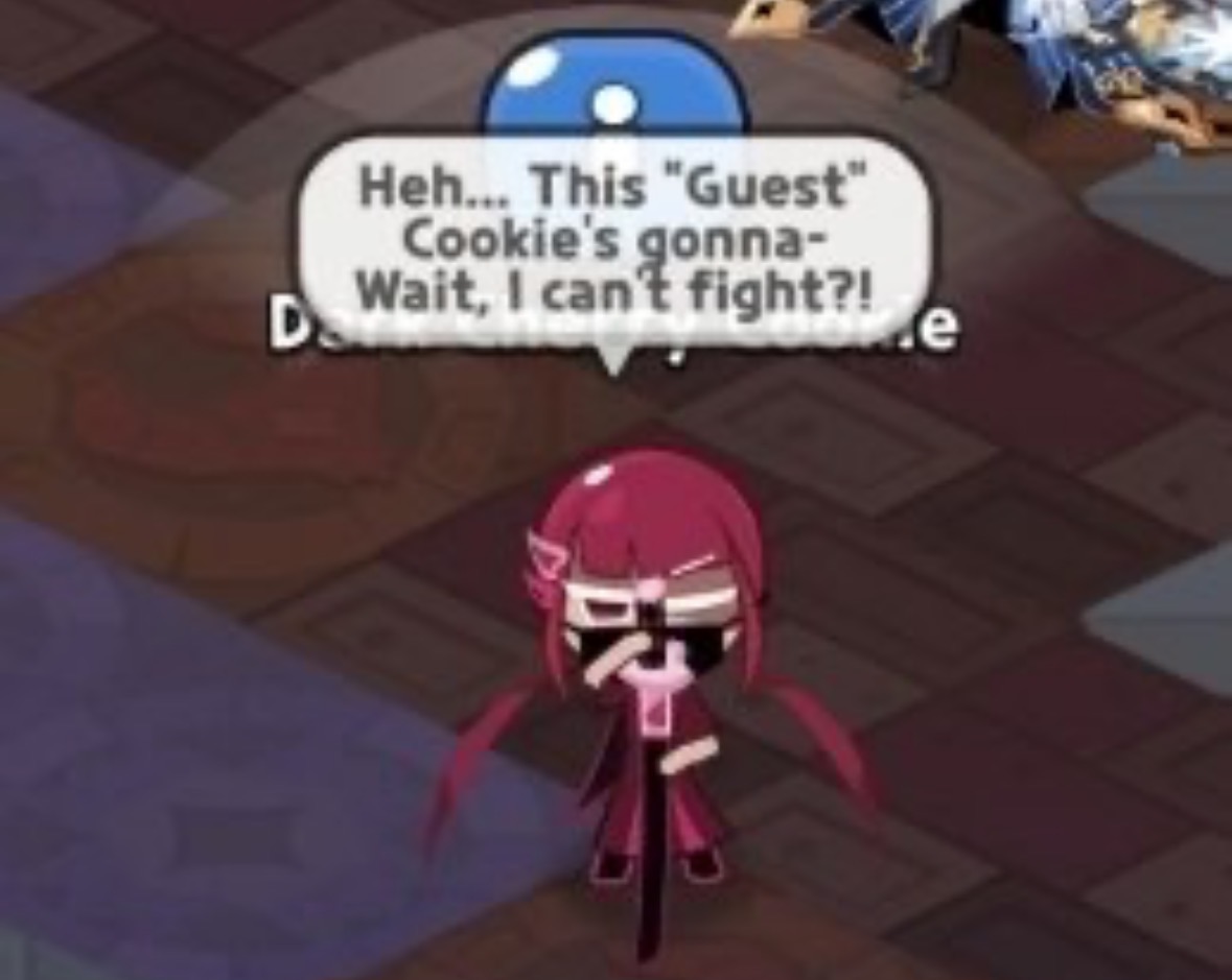 _pinkini_'s tweet photo. I love how outside of the crumble game dark cherry still has awareness and breaks the 4th wall in crk https://t.co/sfZJno8bqW