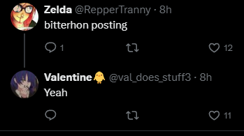 GodsTwilitOne's tweet photo. this is a trans woman to another trans woman. do you see what i mean? https://t.co/a1Q1O8pkcZ