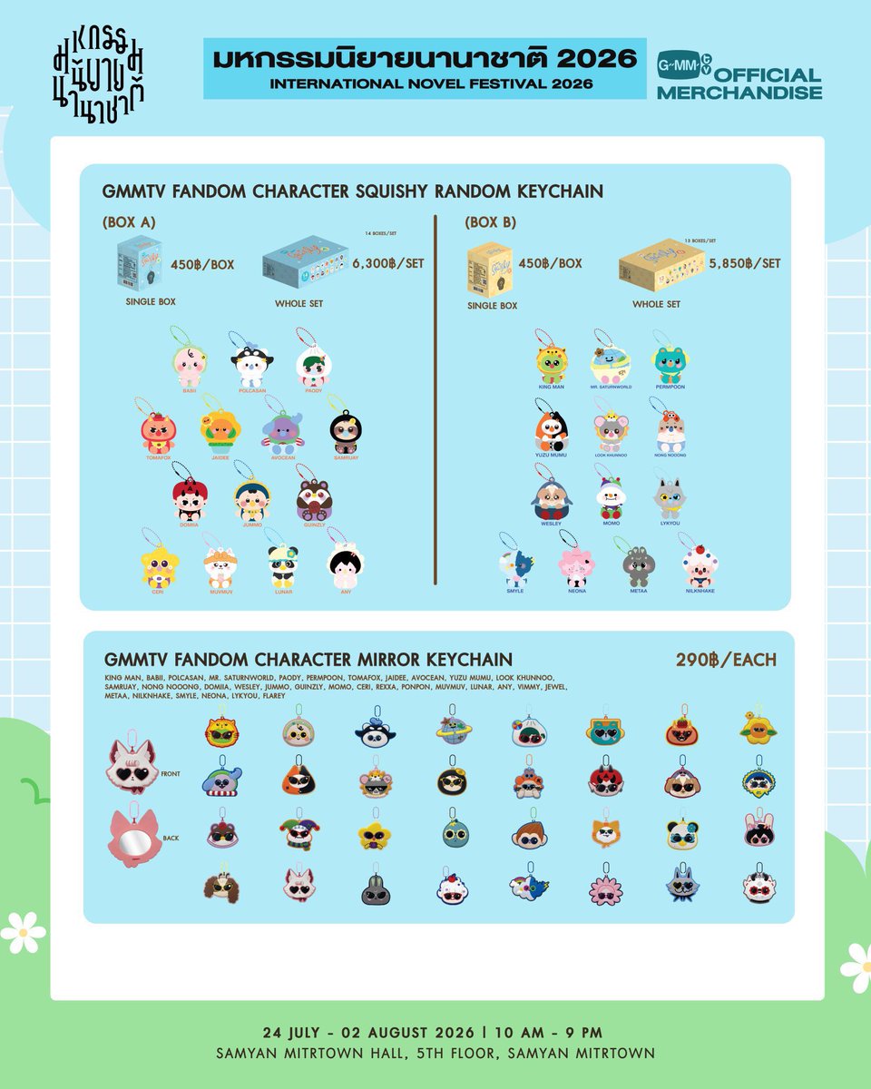 goodlifisjoy's tweet photo. รับหิ้วพรุ่งนี้ 01/08 (คิว 6X)

🔆Random boy 250 ฿ ว่าง10✅
🔆Squishy A=5800฿, B=5300฿
🔆สินค้าอื่นๆลด 50บาทต่อชิ้น

📮ส่งฟรี//นัดรับหน้างาน

สนใจDm ได้เลยค่าบ

#งานมหกรรมนิยายนานาชาติ2026xGMMTV #ตลาดนัดgmmtv https://t.co/5dsygY5ggN