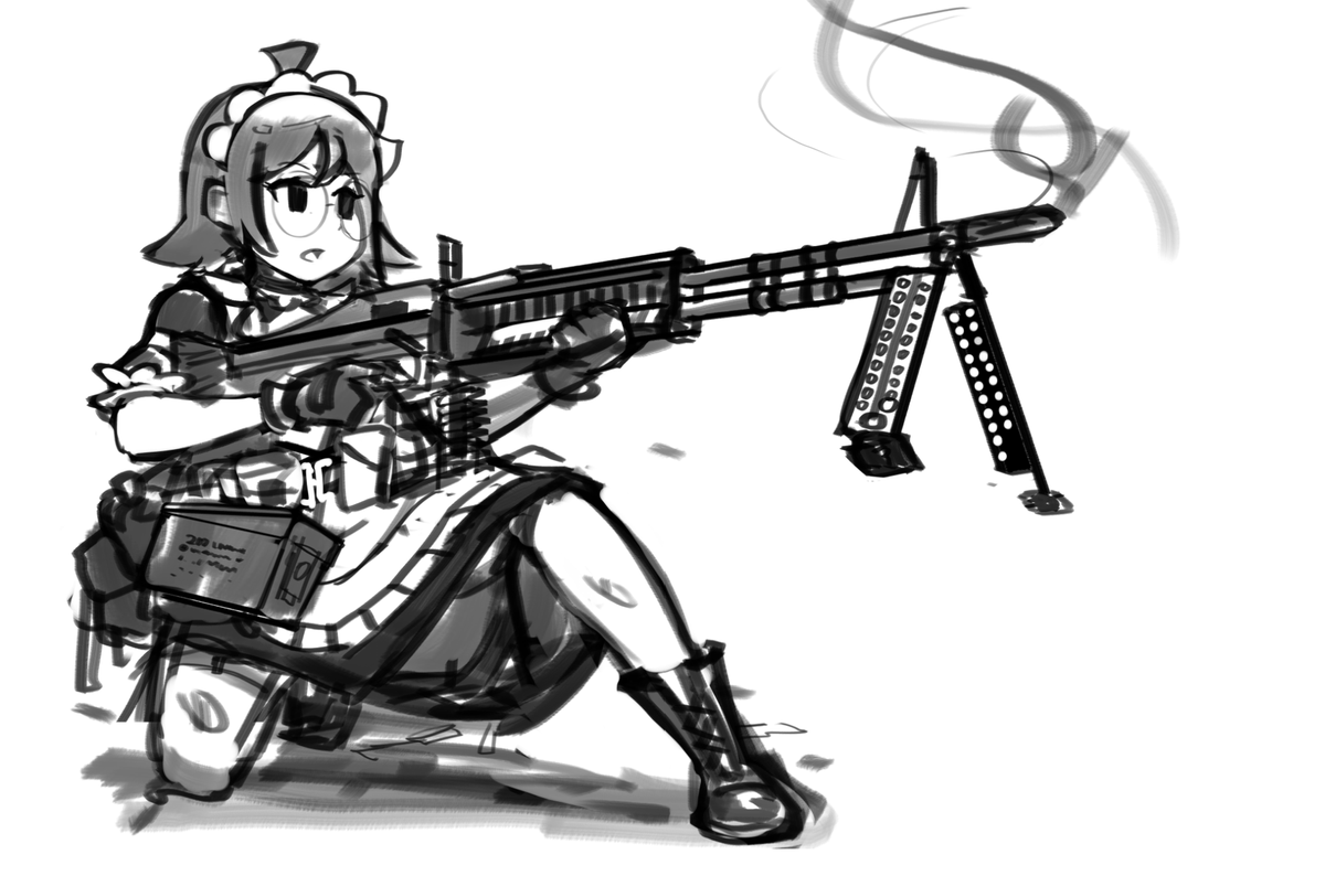 Marpaparp's tweet photo. M60 Maid https://t.co/I8fThICl66