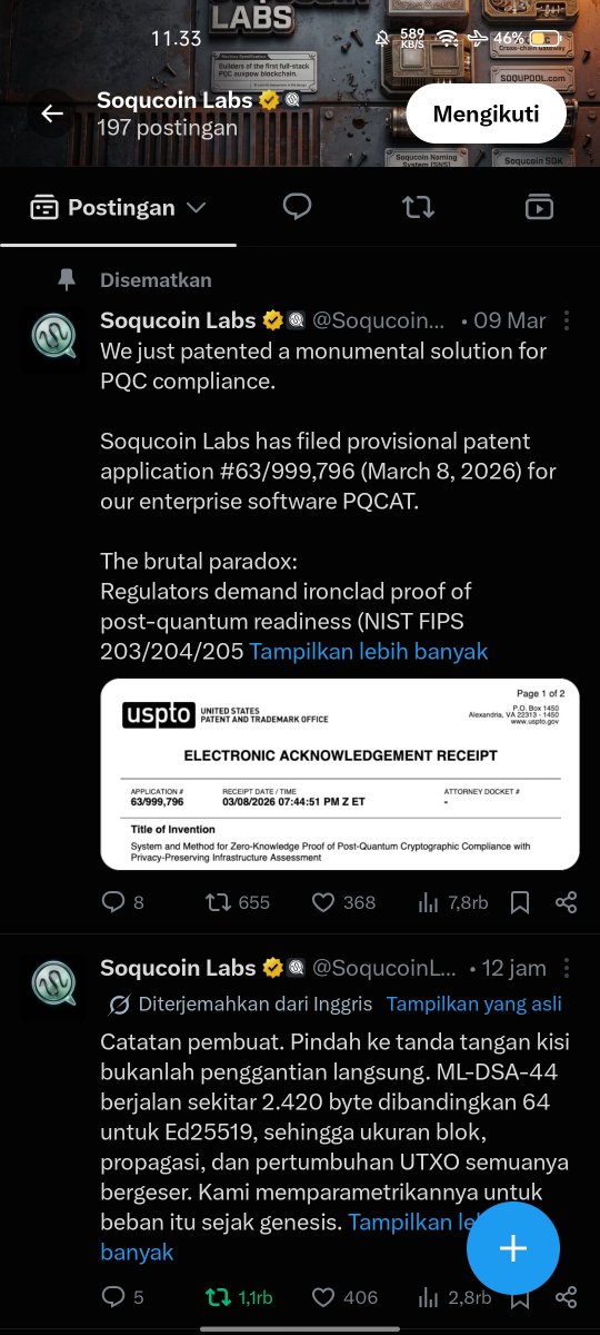 ZeeuperEasywin's tweet photo. @Bang_Garrx @SoqucoinLabs https://t.co/L9au7DRAkR