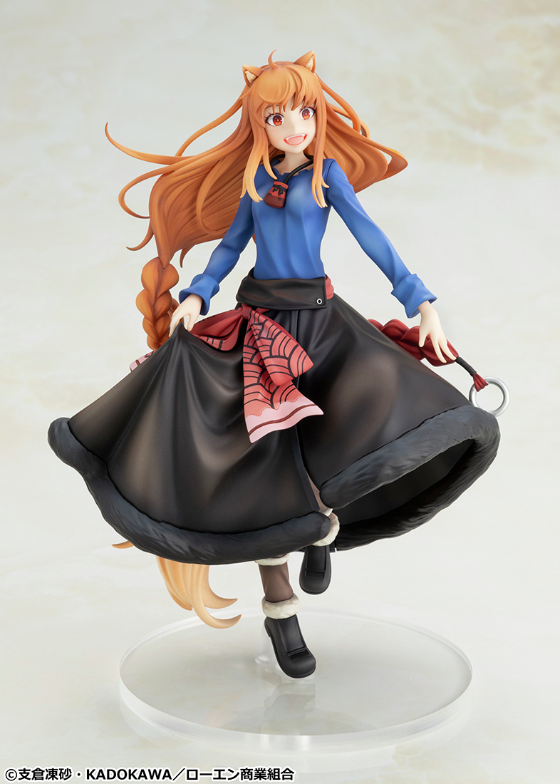 手で触れていません　ホロ狼と香辛料 フィギュア支倉凍砂 文倉十 🌟予約受付中🌟／ 『#狼と香辛料』ホロ 原作版 ノンスケールフィギュア