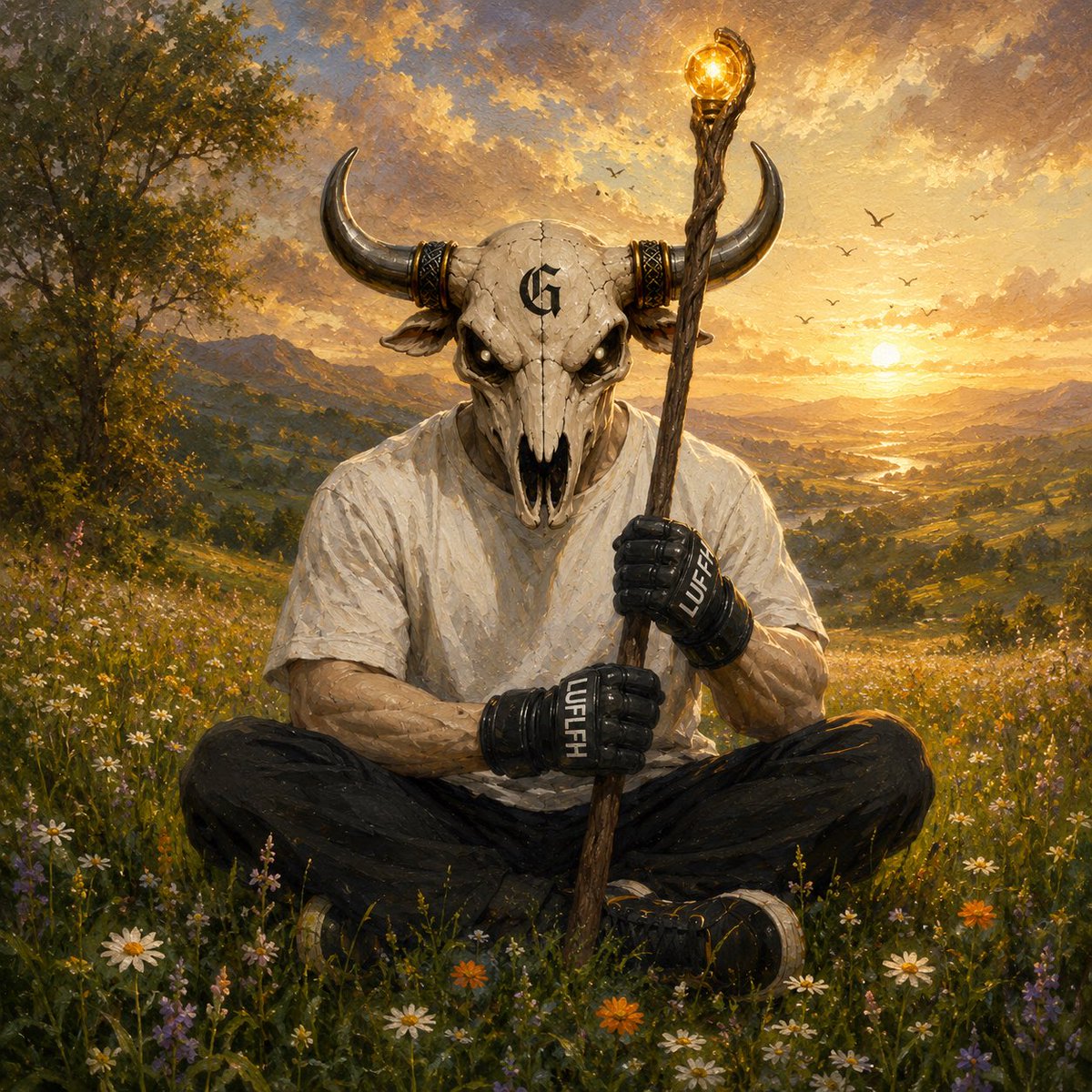 Kr1ps_AAC's tweet photo. White Bull herd. I don't lead. I ride. ๐โช๏ธโจ
#LUFLFH #Solana #CryptoArt #PuzzleGame https://t.co/iI0i3piuiB