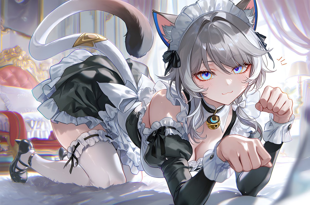 SLOTH303's tweet photo. サイファー / Cipher 🖤🐾

そんなに近くで見つめられると…
私まで調子に乗っちゃうじゃない。

でも目を逸らしたら負け。
君は最後まで見ていられる？♡

✨🐈
#崩壊スターレイル #HonkaiStarRail #Cipher #サイファー https://t.co/kR1ZjxbqM0