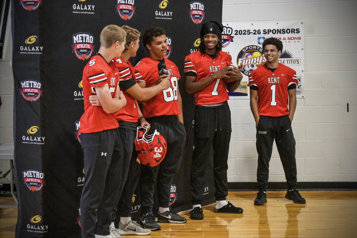 RoughRidersKENT's tweet photo. 📸 Behind the scenes at Day 1 of Metro Athletic Conference Media Day! Excited to begin this new chapter in the MAC. Thanks to the @MACathletics and Woodridge High School for a great day of photos, connections, and a warm welcome.

#KentRiderPride #RideTheMAC https://t.co/7C4rHlNX0E