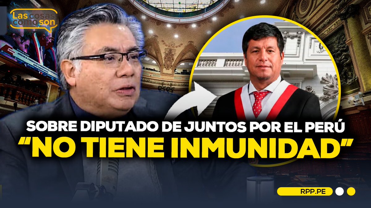 RPPNoticias's tweet photo. 🎙️ El abogado penalista César Nakazaki aseguró que el diputado Julián Pérez, detenido por presunta agresión, no cuenta con inmunidad en el caso por el cual es investigado. Según indicó, ello solo aplicaría para delitos en función.
👉 https://t.co/FidDY0sNBZ
#LASCOSASRPP https://t.co/o96qZV5CCk
