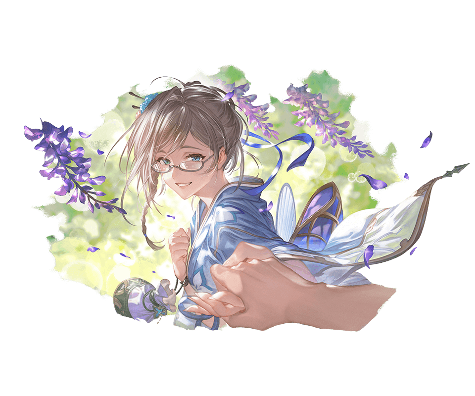 granblue_en's tweet photo. Yukata Gwynne's uncap art changes with the gender of your MC. Gran version: https://t.co/JdNxjjFmgO