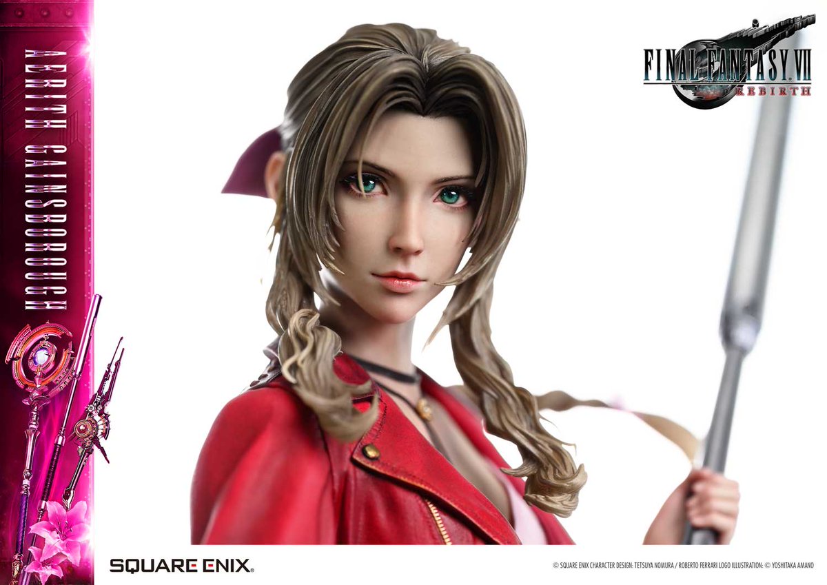 Prime1Studio's tweet photo. ＼🎀本日予約開始🎀／

星の声を聞き、星と語る——。

『FINAL FANTASY VII REBIRTH』より
「エアリス・ゲインズブール」が
”SQUARE ENIX MASTERLINE”から登場

■ご予約はこちら
https://t.co/BlzvkDa4XQ

#FF7R #FF7リバース 
#ファイナルファンタジー https://t.co/N9JPiFonhu