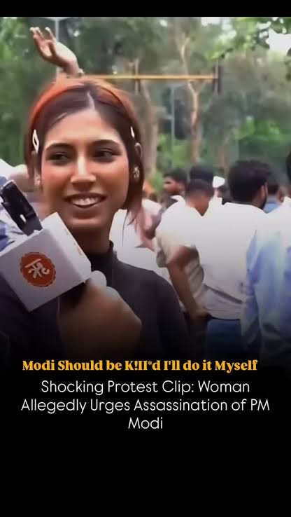 heyy_arya's tweet photo. However 👇 girl should face FIRs for giving death threats which can not be justified or defended. 
Protest, criticize and even mock the government but you cannot get away after giving such threats to any person no matter how much you hate him.

#CJPProtest https://t.co/BB9zzZJHTd