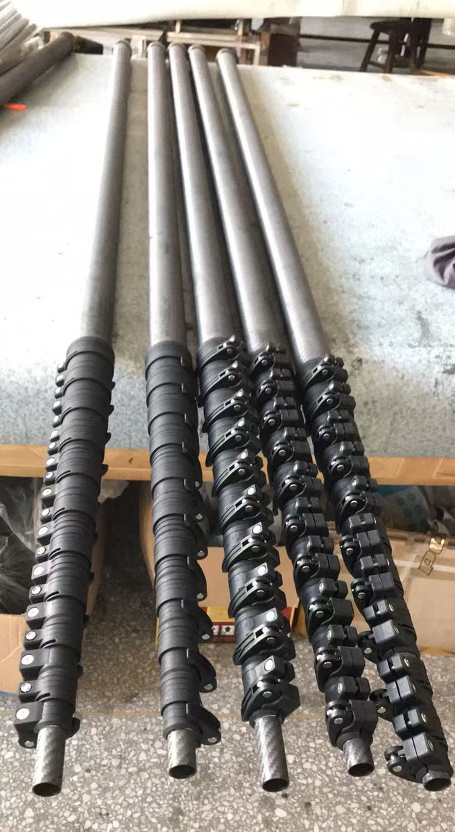 cubi_cubicarbon's tweet photo. Order completed: Customized 3K twill matte (40ft=12.2m) carbon fiber telescopic poles!  
Contact us for your custom carbon fiber products: 
https://t.co/zcccSXRUHk 

#carbone #carbonfiber https://t.co/ISCpQcMGI6