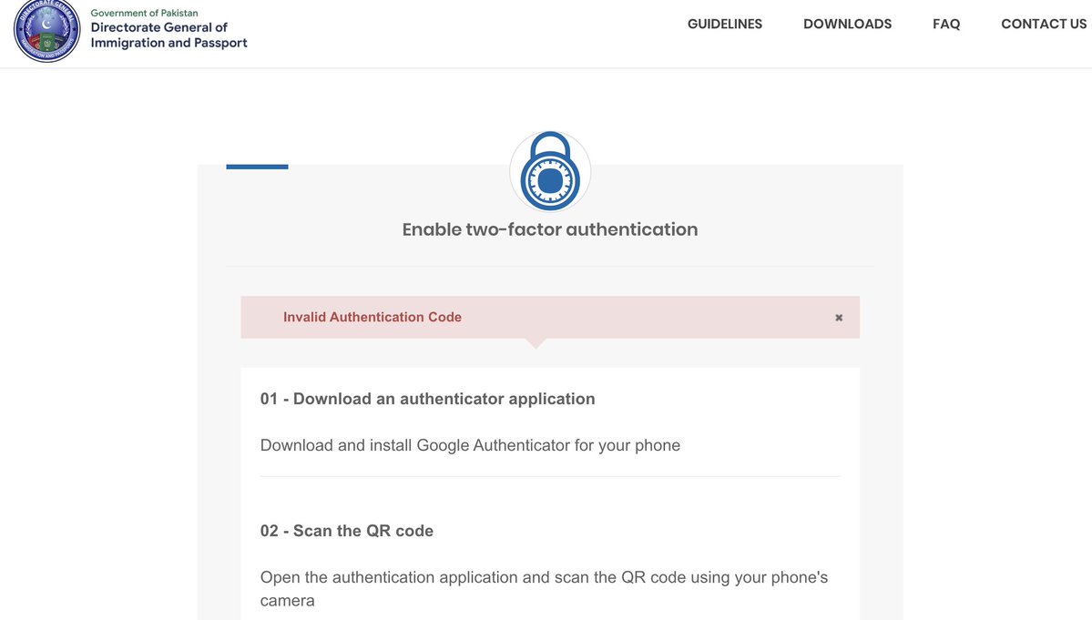 AliHumdani's tweet photo. @NadraPak tired of your system, trying from one hour to login,  to apply for renewal of my passport and for no reason it is keep saying invalid authentication code. https://t.co/6X1fyR1MvL