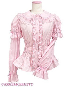 🎀新宿店完売🎀 ♡ハニーシャーリング付け袖ブラウス…シロ 以上完売
