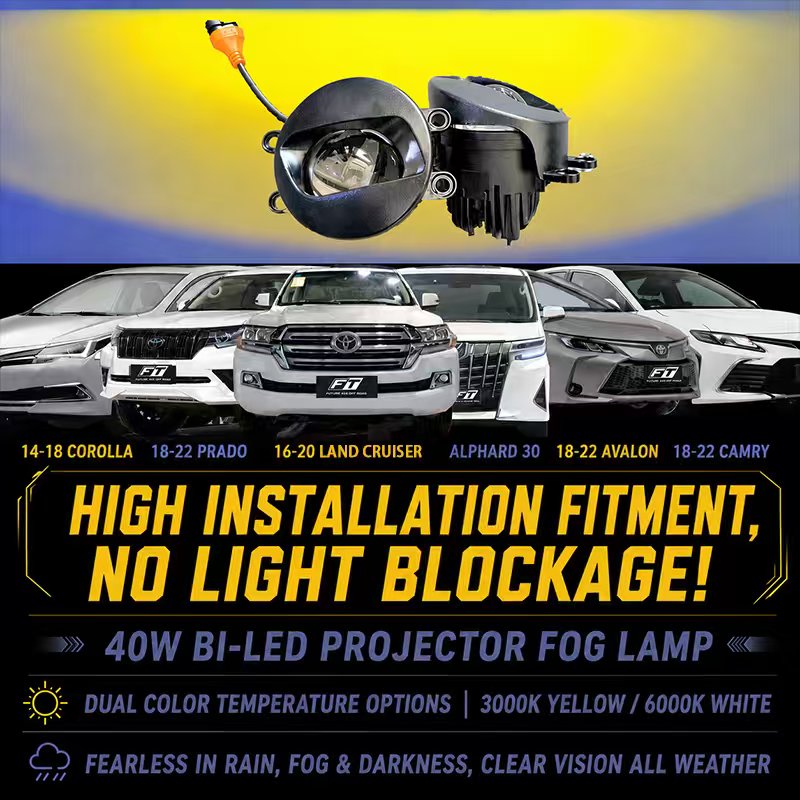 sijinterai's tweet photo. 💡BI-LED Projector Fog Lamp For Toyota
#ToyotaFogLight #LEDWorkLight #AutoLamp https://t.co/1NUiwVGMRg