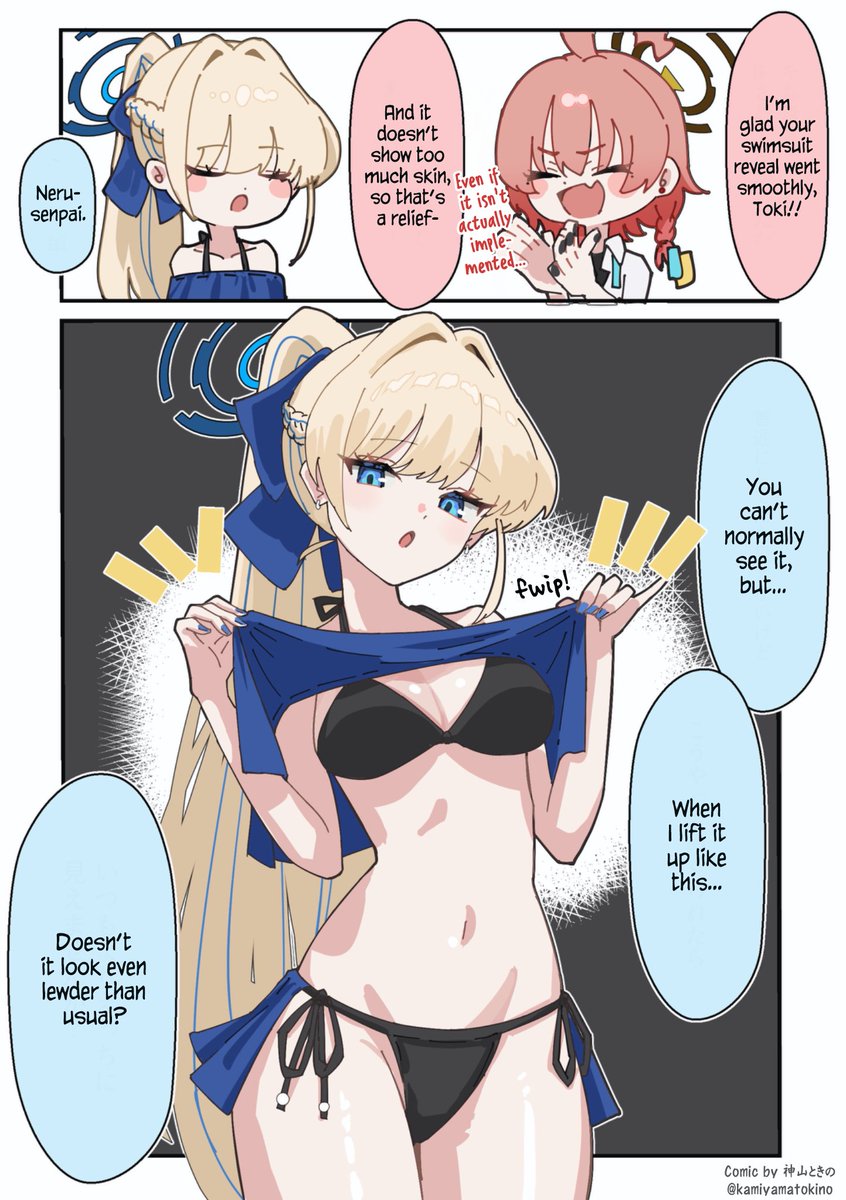 TheParacite's tweet photo. @kamiyamatokino [EN Version]
Artist's Comment: "You like this sort of thing, don't you?"

英語版です！ https://t.co/fdODK7648a