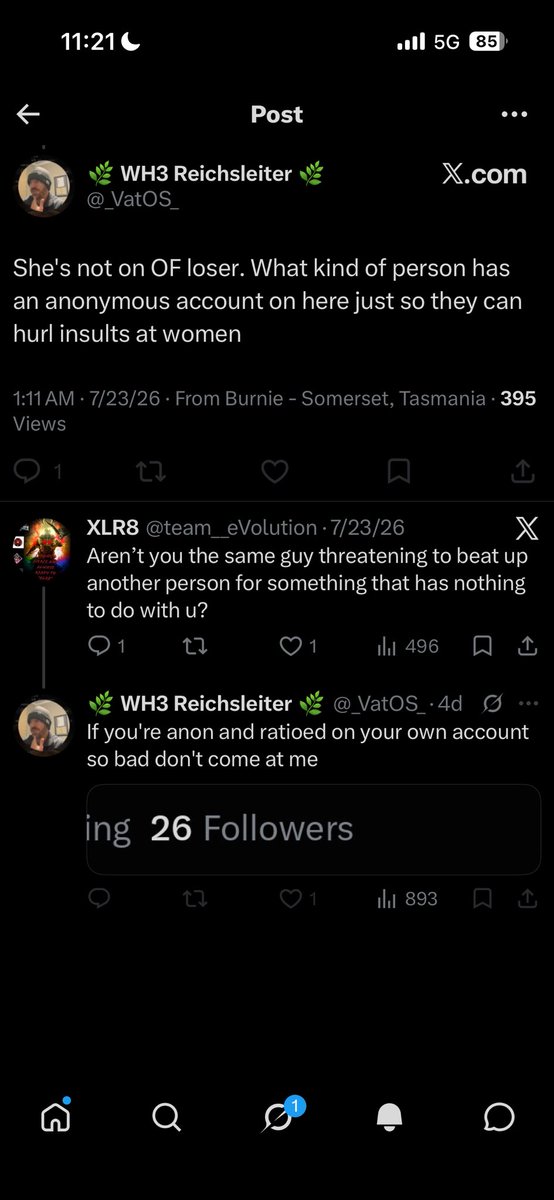 team__eVolution's tweet photo. @Shane56931655 @_VatOS_ @Busterthebufa @sssniperwolf @MoistCr1TiKaL He had to get the last word in and block me 🤣🤣 https://t.co/vee0aaMQc5
