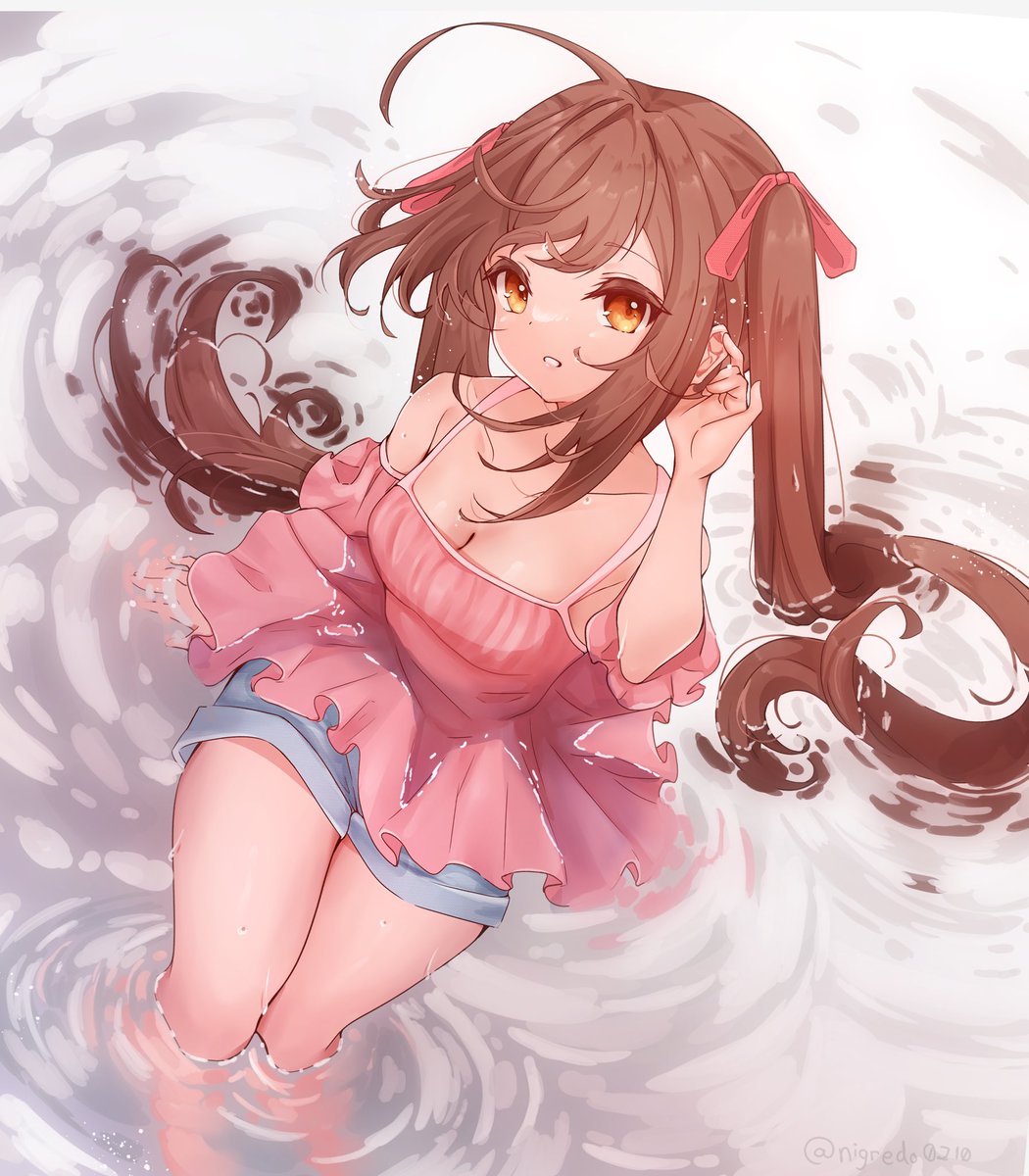 nigredo0210's tweet photo. Here is my entry for the #DrawItAgain contest on Pixiv! 🌸✨

pixivの #DrawItAgain コンテストに参加しました！🌸✨

#イラスト #オリジナルイラスト https://t.co/a5fDU0Jfaf