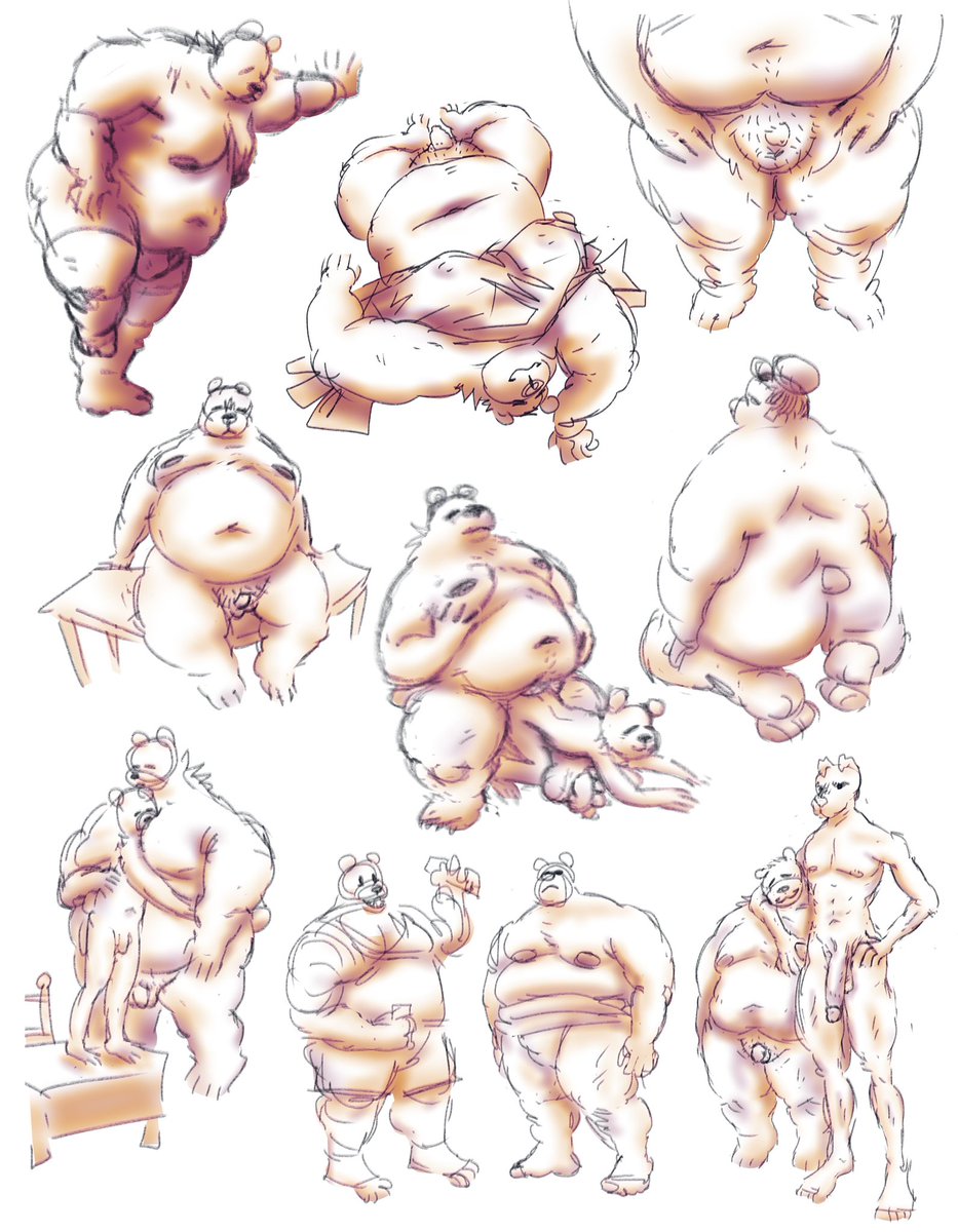 2Wuff's tweet photo. Full sketch spread https://t.co/KWES3fCIr1