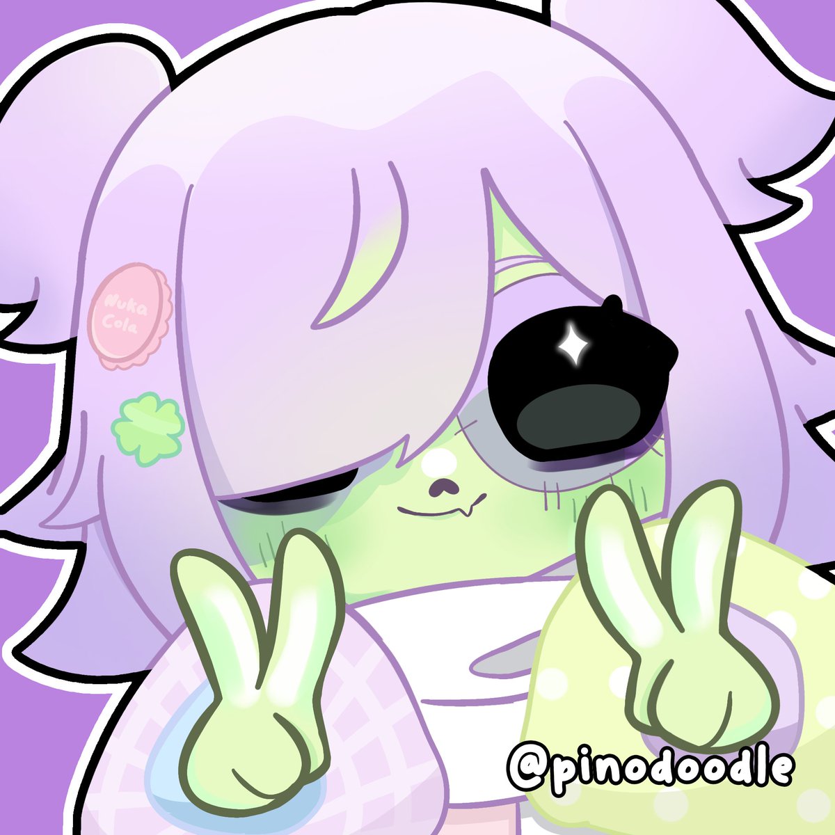 PinoDoodle's tweet photo. Icon Chibi Commission for Sugarbomb ⊹ ࣪ ˖ 
Thank you so much for commissioning me ⸜(｡˃ ᵕ ˂ )⸝♡ 
#VGen https://t.co/JgMJx4H9mU
