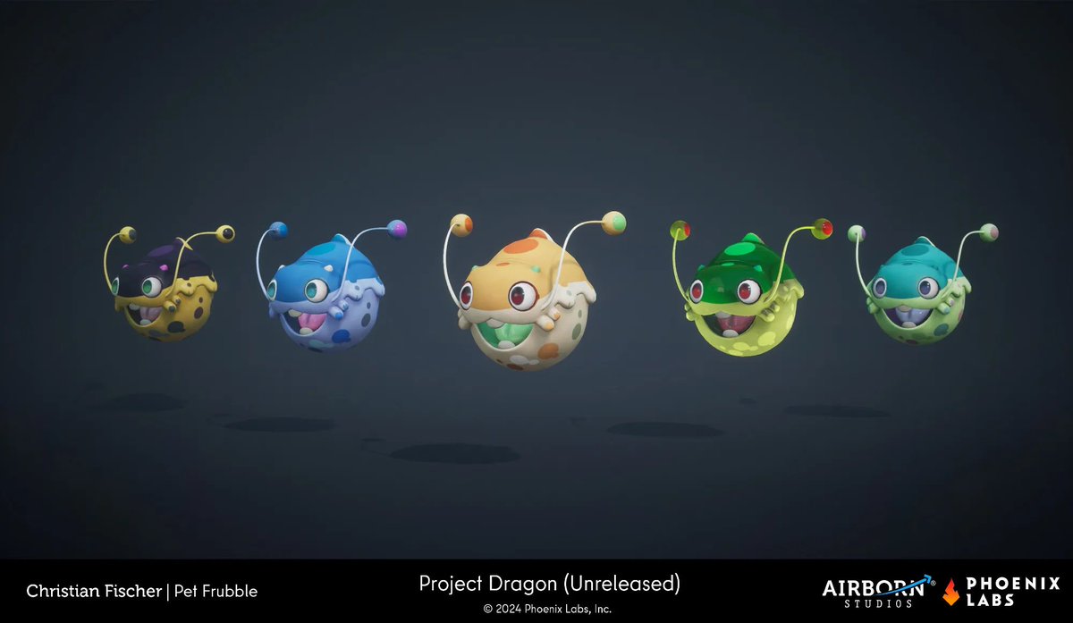 EverhavenWorld's tweet photo. The Frubble, one of the many pets planned for #Everhaven. They love yellow flowers. #ProjectDragon #BringBackProjectDragon #characterart #conceptart #cancelledgames #cozygames  

#2Dart by @FromHappyRock 
#3Dmodel by Christian Fischer: https://t.co/vlQNoPyjWG https://t.co/c4qVQxkEg4