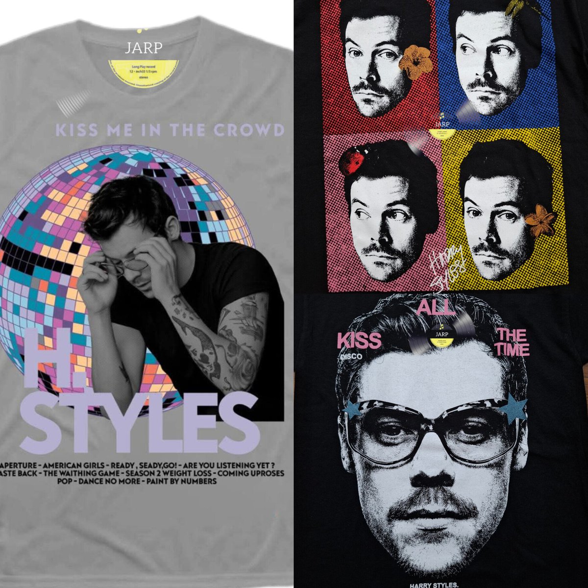 JARPrecords's tweet photo. Sí quieren mercancía con la mejor calidad y a precio mucho más accesible, tengo éstos 5 modelos para entrega inmediata en algunas estaciones del metro de la CDMX, envía DM para más información #HarryStyles #HarryStyles2026
#TogetherTogetherWorldTour
#HarryStylesMéxico2026 #Merch https://t.co/vW3kWm6B8L
