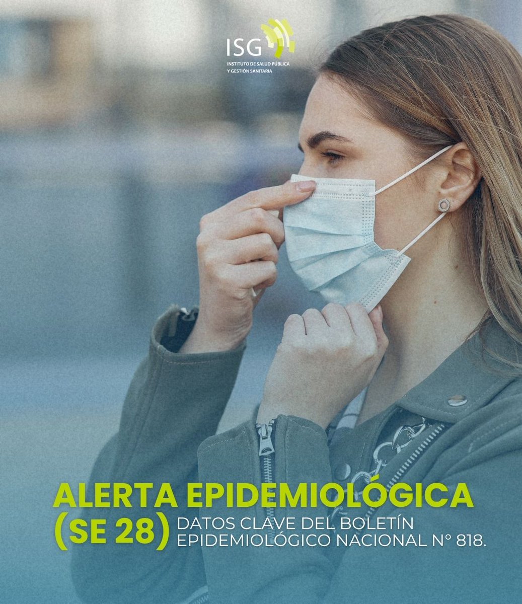 ISGsalud's tweet photo. El Boletín Epidemiológico Nacional N.º 818 (SE 28) advierte que el VSR superó a la influenza como principal causa de hospitalización respiratoria. 

También analizamos COVID-19, gripe A, dengue, chikungunya y vacunación antigripal.

🔎 Ministerio de Salud de la Nación Argentina. https://t.co/6icJ2zaQ1b
