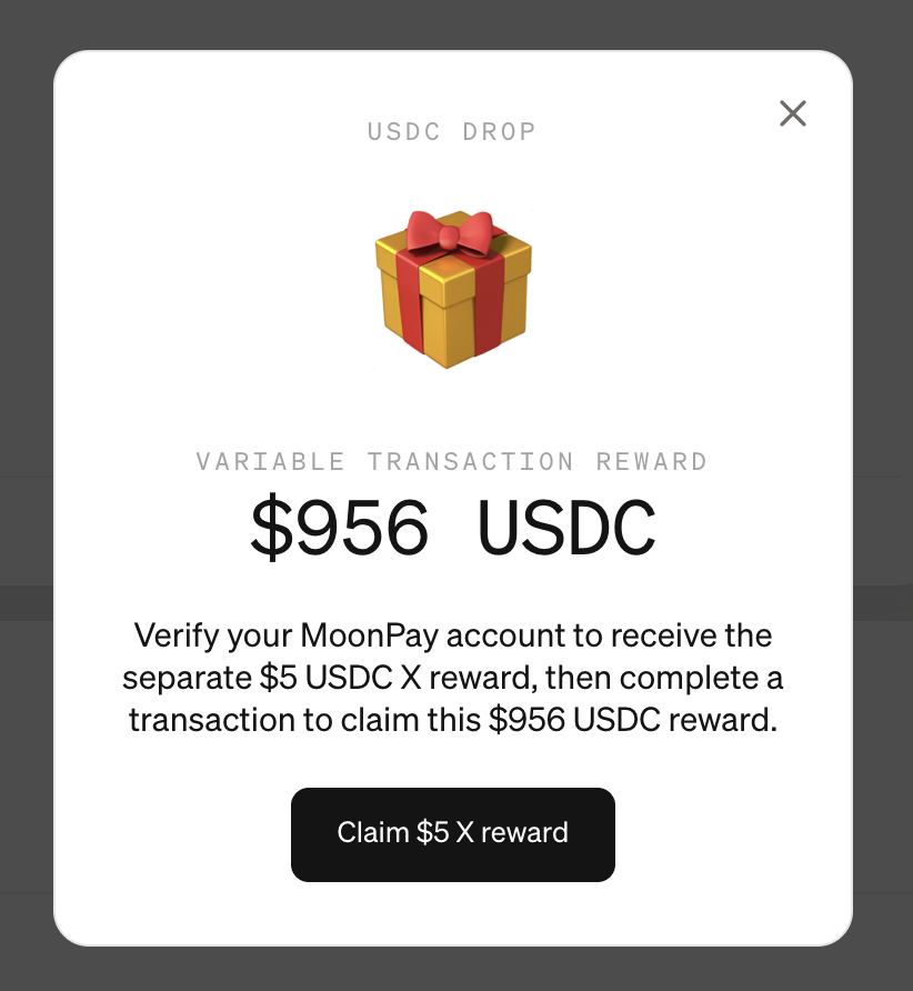 lhrvnt's tweet photo. @moonpay do I get a jackpot? https://t.co/o9jU7VhM3A
