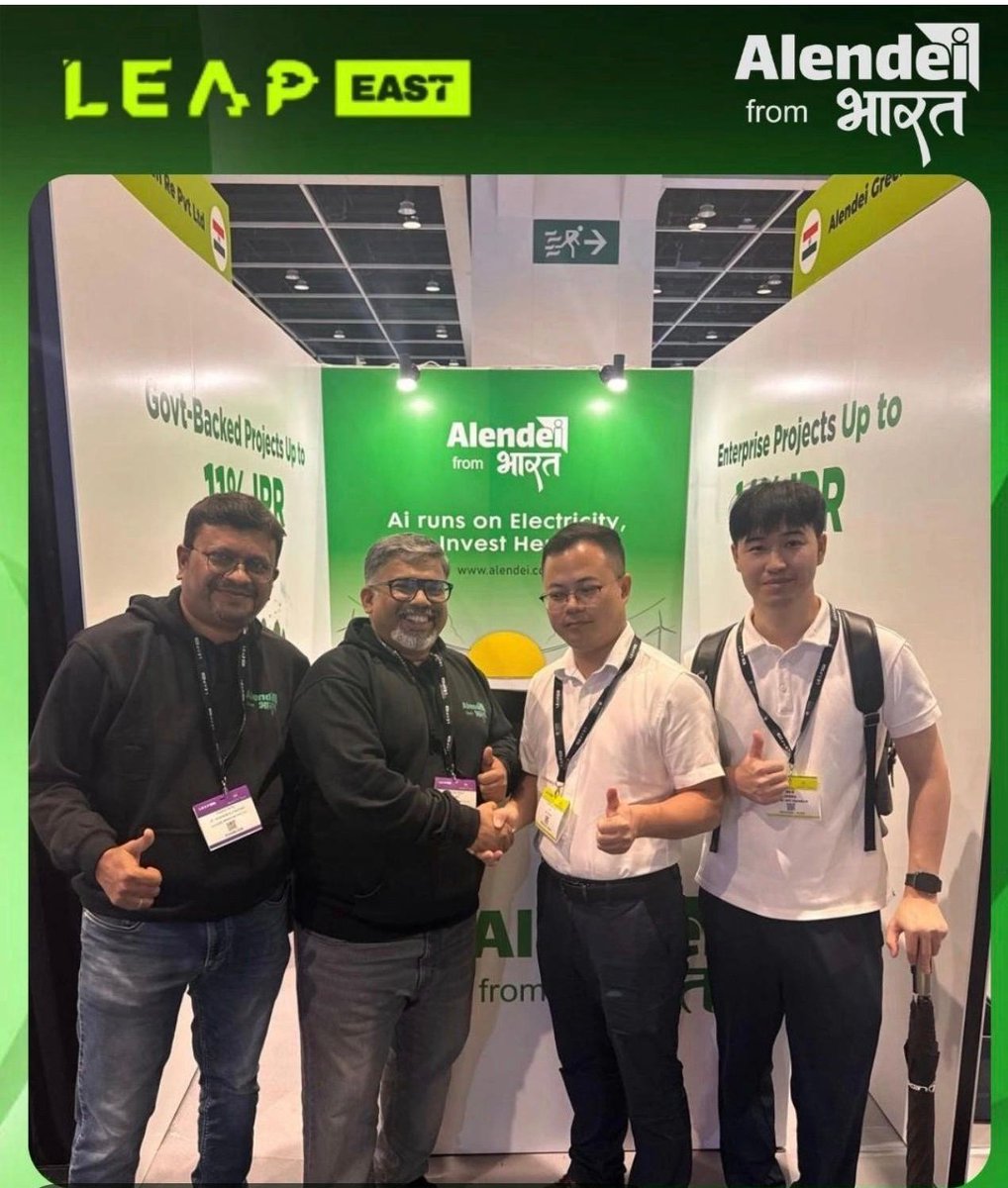 EUEPoweroffical's tweet photo. Meaningful conversations create future opportunities.
Looking back at LEAP East 2026 in Hong Kong, we were pleased to connect with Alendei Green and exchange ideas on energy infrastructure, sustainability, and global collaboration.
#EUE #EUEPower #EnergyStorage #PowerDistribution https://t.co/uxzoP8oVbO