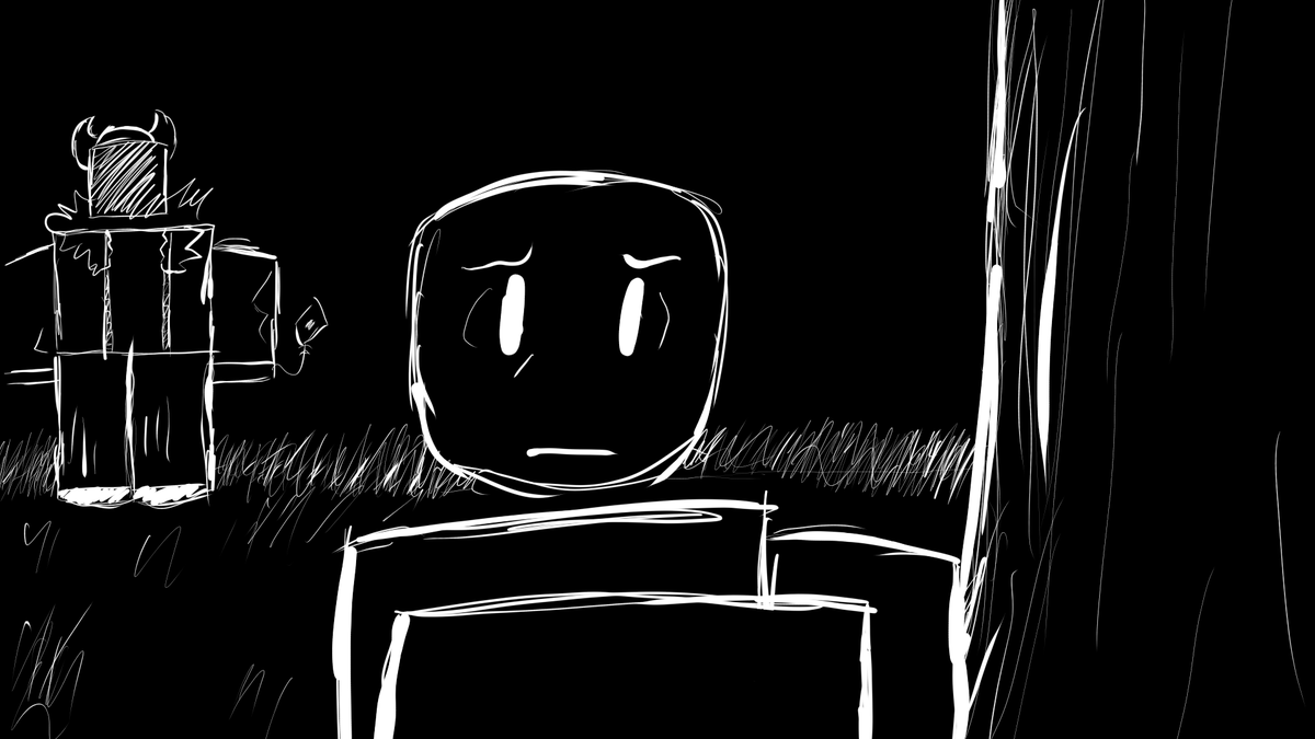 jase_ster's tweet photo. heres my first two submissions for the #ForsakenLoadingContest  i tried keeping the simple messy lineart style ✌️

discord: jase.ster
roblox: jasesterr https://t.co/Y4K9lguU9z