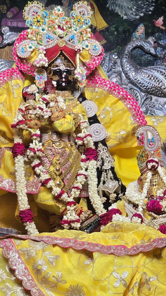 BabaBadevranath's tweet photo. आज के श्रृंगार दर्शन श्री राधावल्लभ लाल जी 31.07.2026 https://t.co/vUiWjRrLIi