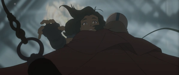 Shadechu_N's tweet photo. Should fans of the Aang XKallik ship be known as "Kallaangels"? It sounds like the phrase "call angels". Kallik was heading down the wrong path until she met Aang—an Avatar as kind &amp; wise as an angel, who protected &amp; guided her onto the right path. And he can fly too~ #KallAang🪽 https://t.co/y45L6kdiur