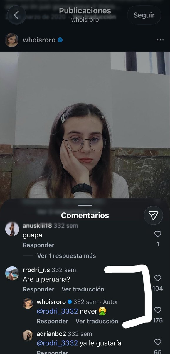 marianyxnoir's tweet photo. Me fui a confirmar ese comentario de Roro hacia los Peruanos y es tan real💀 https://t.co/104jChyoEW