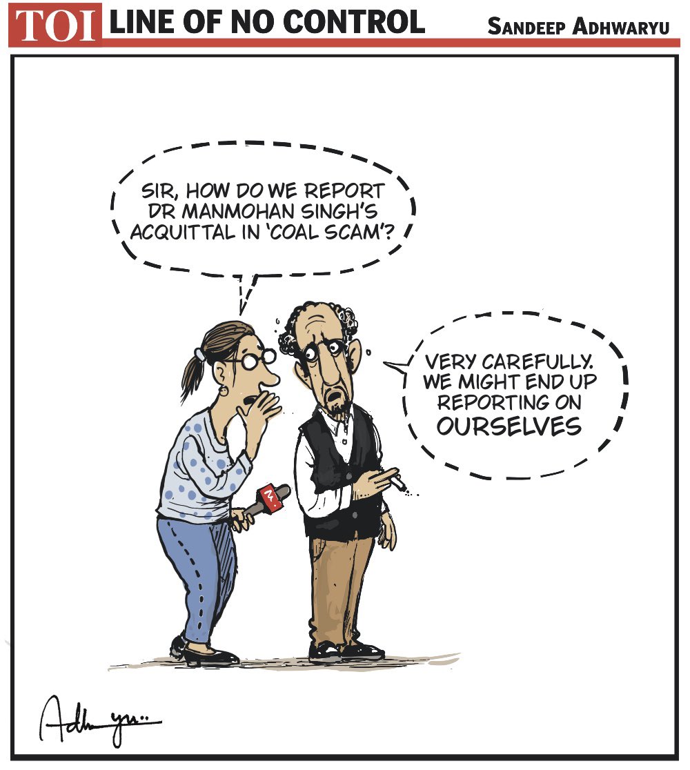 CartoonistSan's tweet photo. #ManmohanSingh #CoalScam @timesofindia https://t.co/SFlQkg9NJG