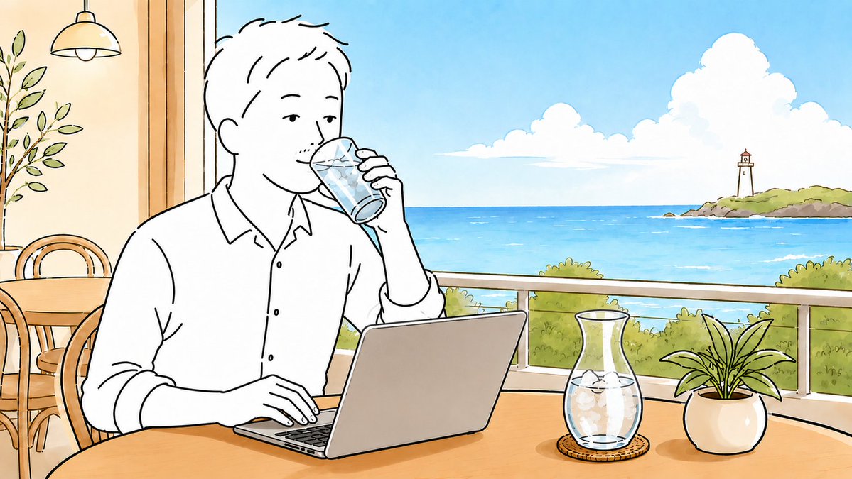 ysokubu_999's tweet photo. おはようございます！
アイコンの私は今日は水を飲んでます

なぜかというと、今日が「水の日」だからです
今日は水だけで生活してもらいましょう

水の日は
水循環基本法で8月1日が「水の日」と位置付けられていて、8月1日から7日までは「水の週間」です。
2026年は、1977年の閣議了解から数えて第50回。国土交通省の2026年7月1日発表では、7月1日時点で全国364の関連行事が予定されています。
#朝活 #水の日