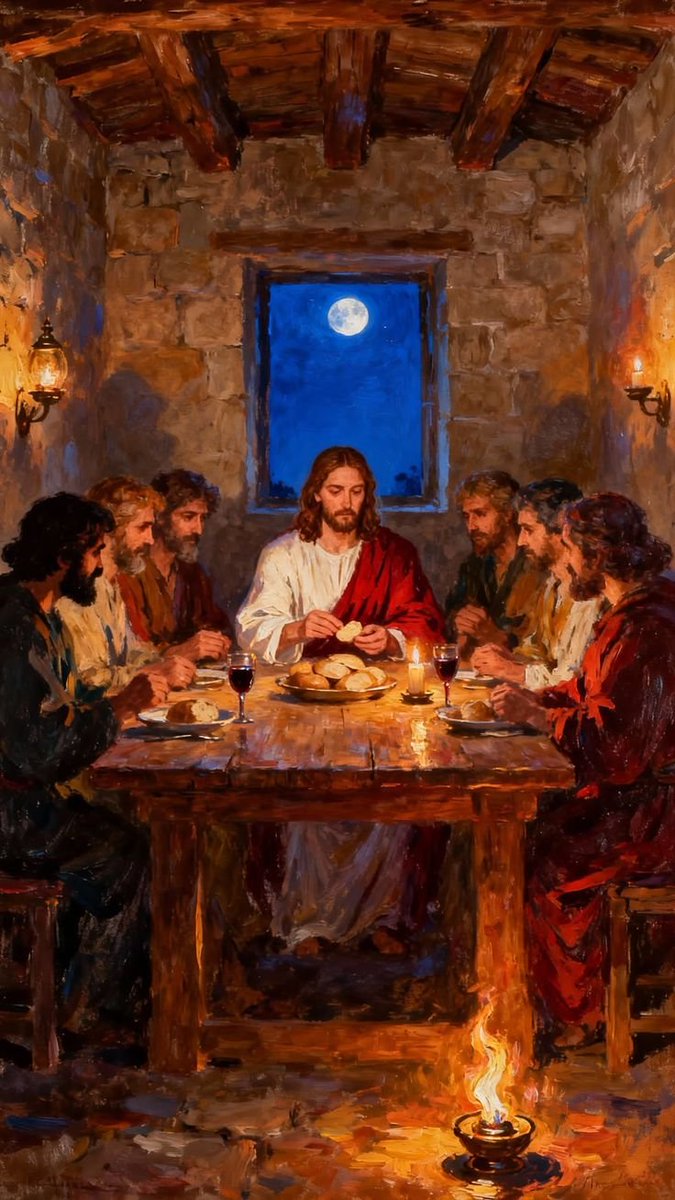 JustAdaugoijele's tweet photo. THE LAST SUPPER WAS THE FIRST HOLY MASS.

where Christ gave us the greatest gift the Holy Eucharist. https://t.co/pEkO4YTAaK