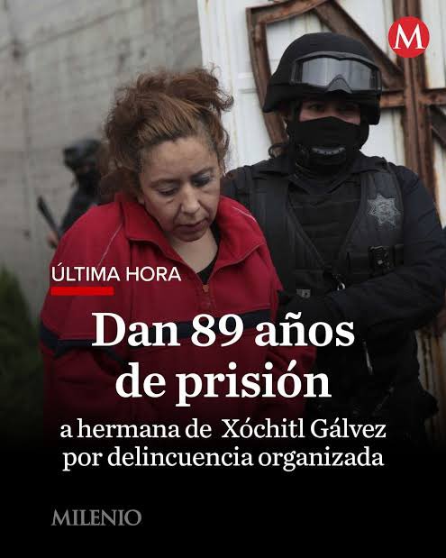 yacubpenaloza's tweet photo. @XochitlGalvez Tú no tienes descaro para hablar verdad???

Tu hermana es la secuestradora y líder de un grupo de la delincuencia organizada.

DESCARADA CORRUPTA https://t.co/pVdTbXyHlV