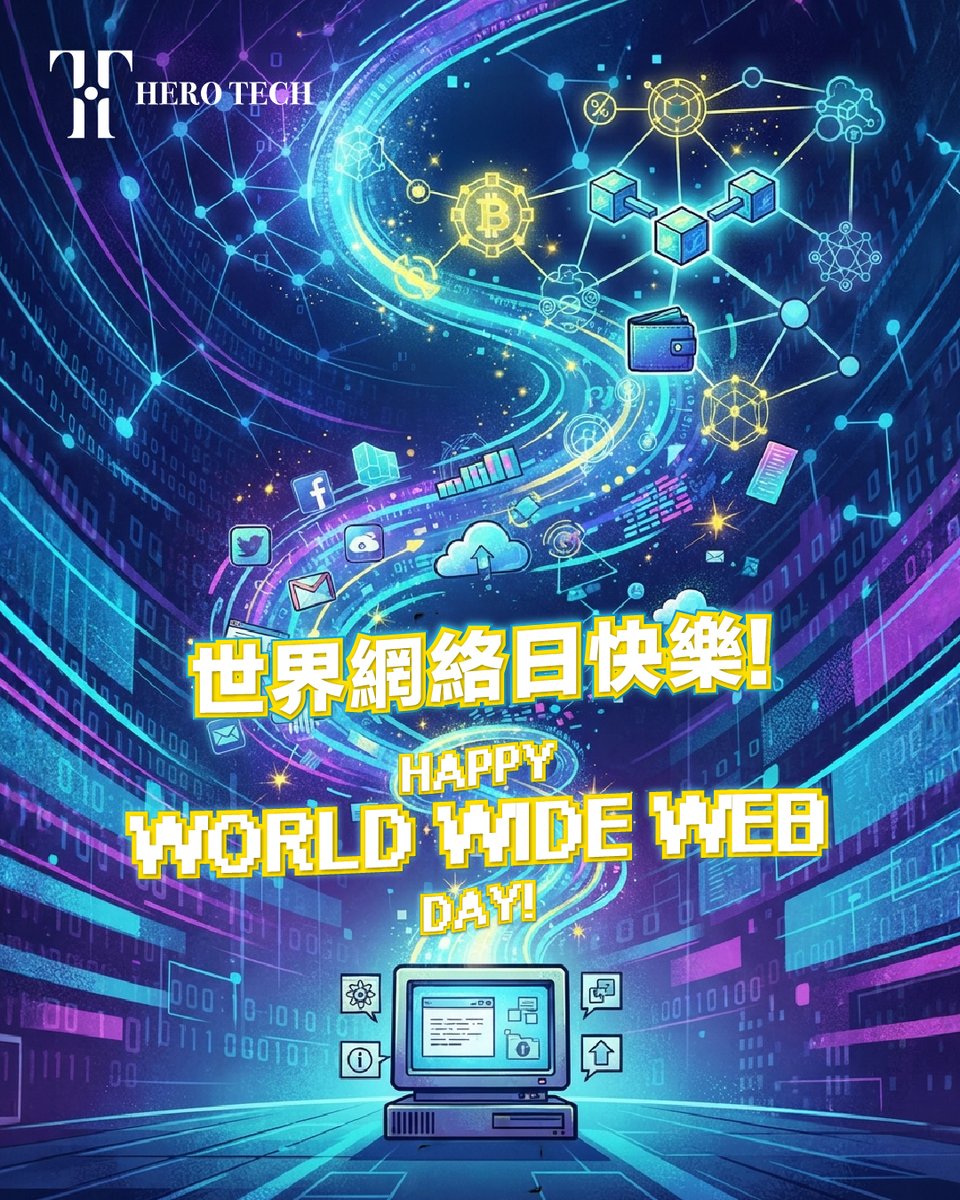 herotechcapital's tweet photo. 🌐✨Happy World Wide Web Day! 

Web1 gave us info. 📖
Web2 gave us connection. 💬
Web3 gives us ownership. 🔑

The internet changed how we share data—crypto is changing how we exchange value and reclaim digital sovereignty. 🚀

📲 JOIN OUR COMMUNITY 立即加入:
🔹 Telegram: https://t.co/NhiAKPeWwL 
🔹 WhatsApp: https://t.co/HfhASSaDvR   

#HKEstablishmentDay #Coinhero #CryptoCommunity #BlockchainHK #Web3HongKong