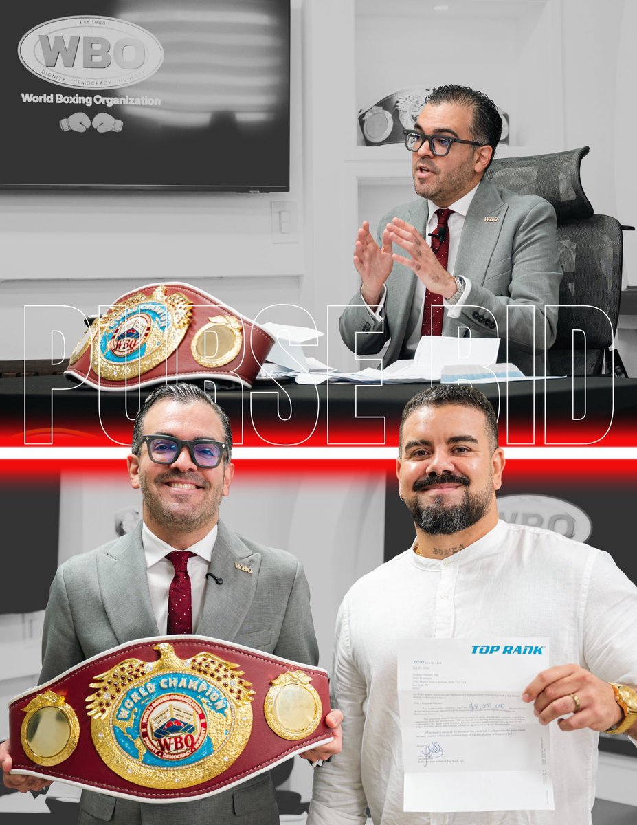inaky_arzate's tweet photo. #BoxeoenCorto #BoxTelevisa
‼️SOLTÓ LOS MILLONES‼️
Top Rank ganó la subasta de los derechos promocionales por el título mundial welter @WorldBoxingOrg entre Devin Haney y Keyshawn Davis.
Bob Arum se adjudicó la victoria con $8,550,000.
#haneydavis https://t.co/Hd55dz8KDQ