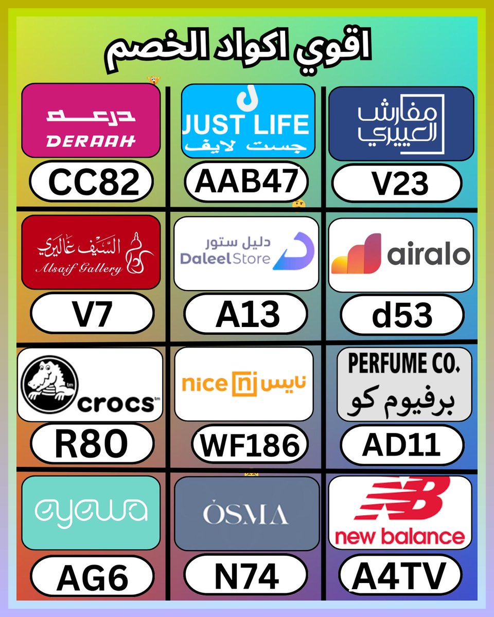 ChooseKaioS's tweet photo. نيو بالانس و كروكس في البداية، ثم كود و خصم و كوبون، وبعدها اوسما للعطور و مفارش العييري و دليل ستور و درعه و السعودية و نايس و ايوا و ايرالو و السيف قالري و جست لايف و برفيوم كو جاليري و الامارات
 ՌԾլսՔԿԲ 🪰😚 https://t.co/qIr1y94RgA
