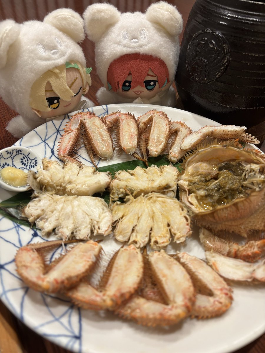 mtkr0414im's tweet photo. 🦀かに🦀蟹🦀
みそが美味しすぎる
花氷好きすぎて毎回頼む🦀
しゅうまいも本当美味しい！

ここの個室広くて好きだけど��房効きすぎて寒い…廊下は暑い…🫠 https://t.co/68f0EFt18H